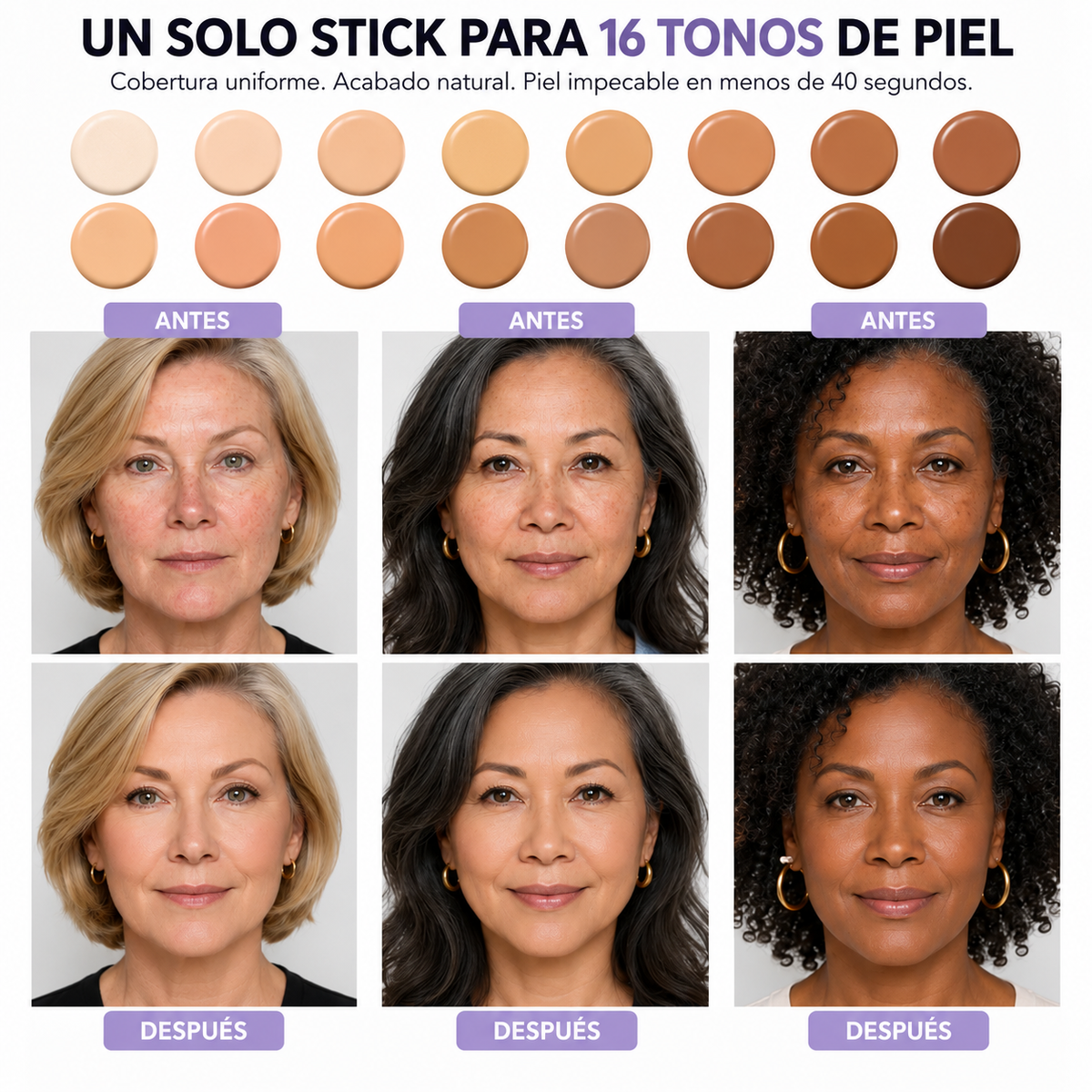 Changing Foundation Stick – La base en barra que devuelve la luminosidad a las pieles maduras