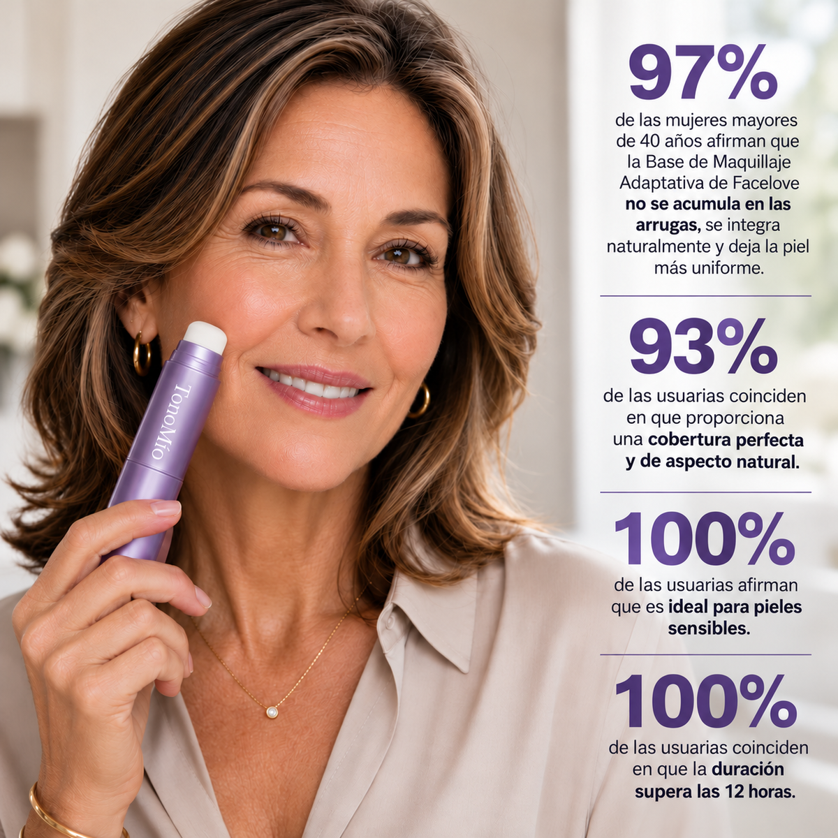 Changing Foundation Stick – La base en barra que devuelve la luminosidad a las pieles maduras